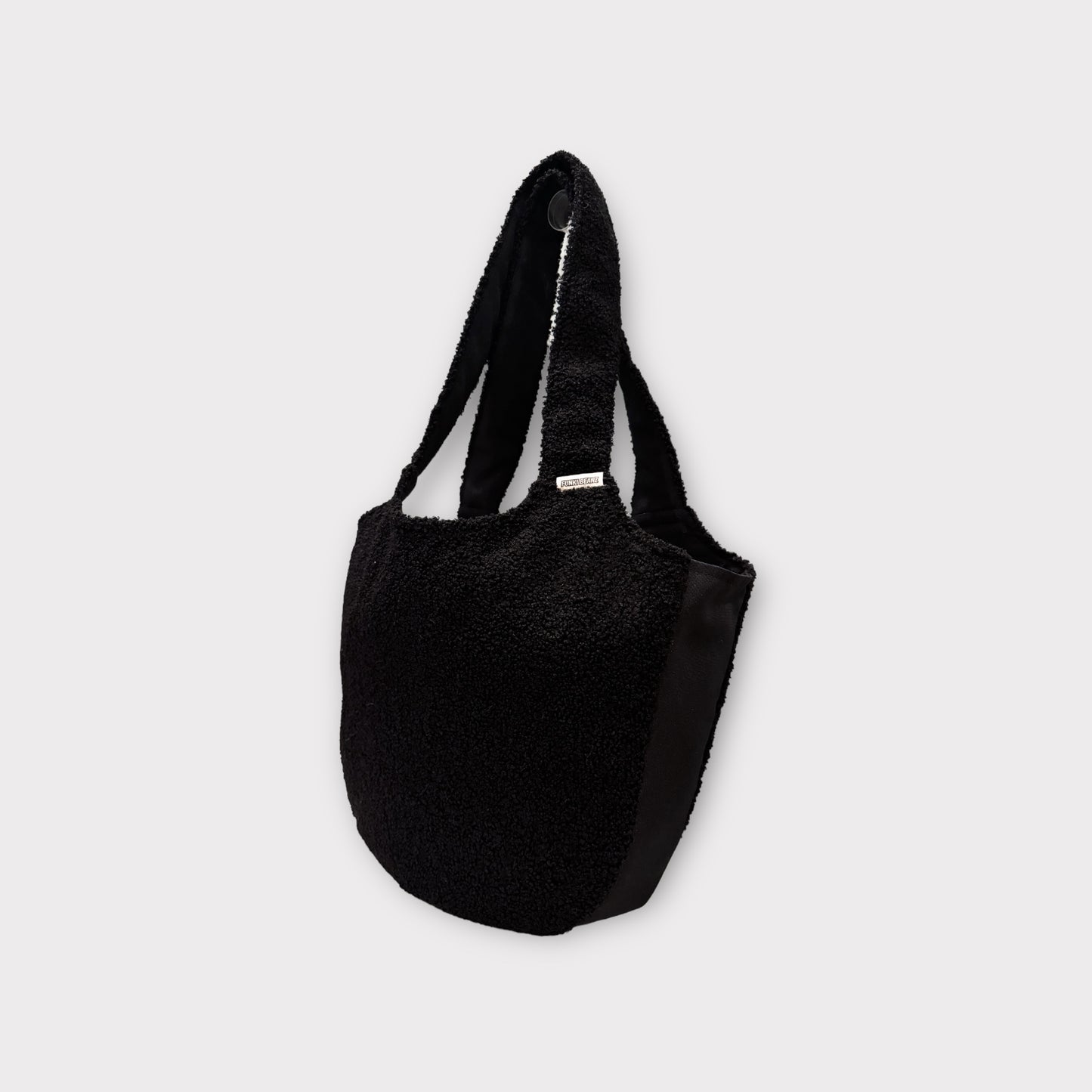 FunkiBeanz Winter Collection #2 - Black Teddy Tote