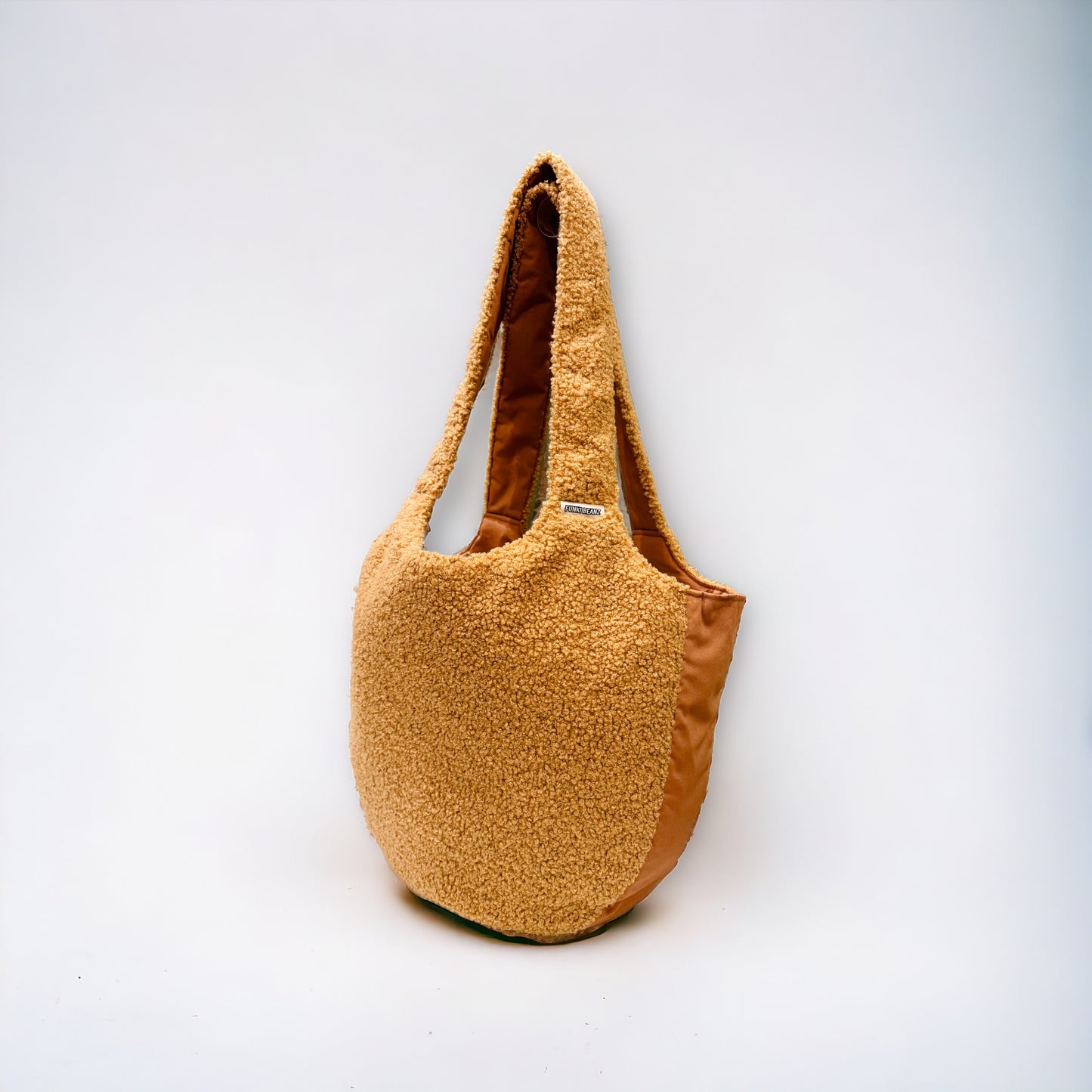 FunkiBeanz Winter Collection #1 - Camel Teddy Tote